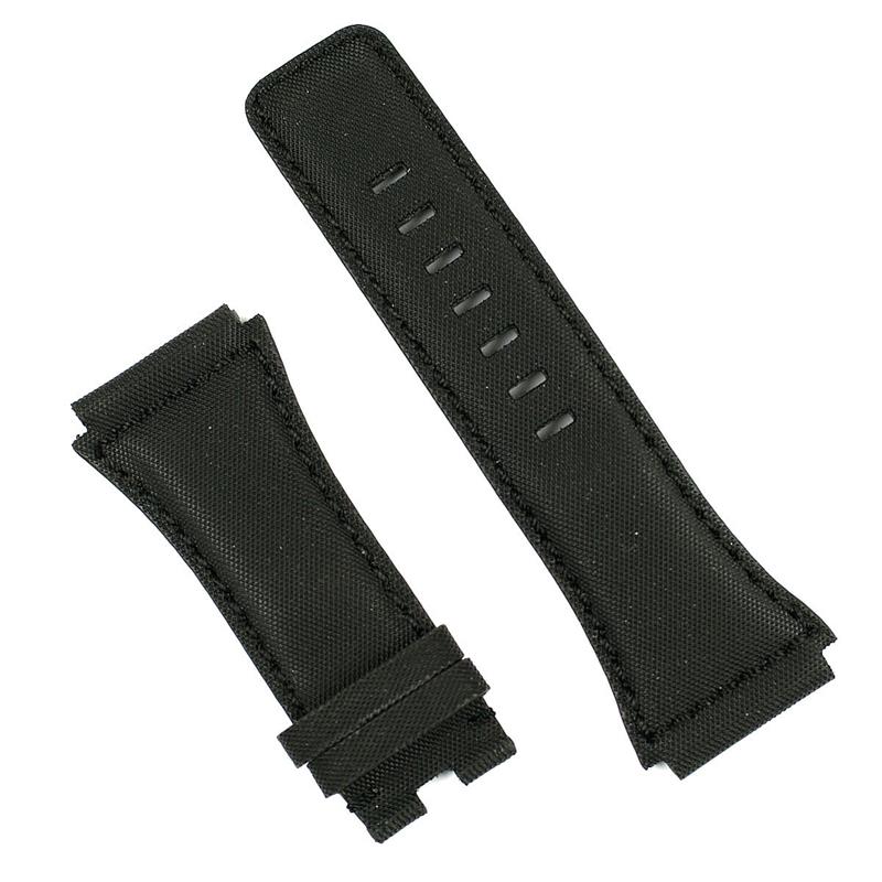 Bell & Ross BR02 Style Watch Band Black Kevlar B & R Bands